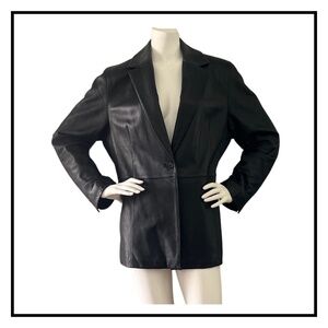 Valerie Stevens Black Leather Jacket